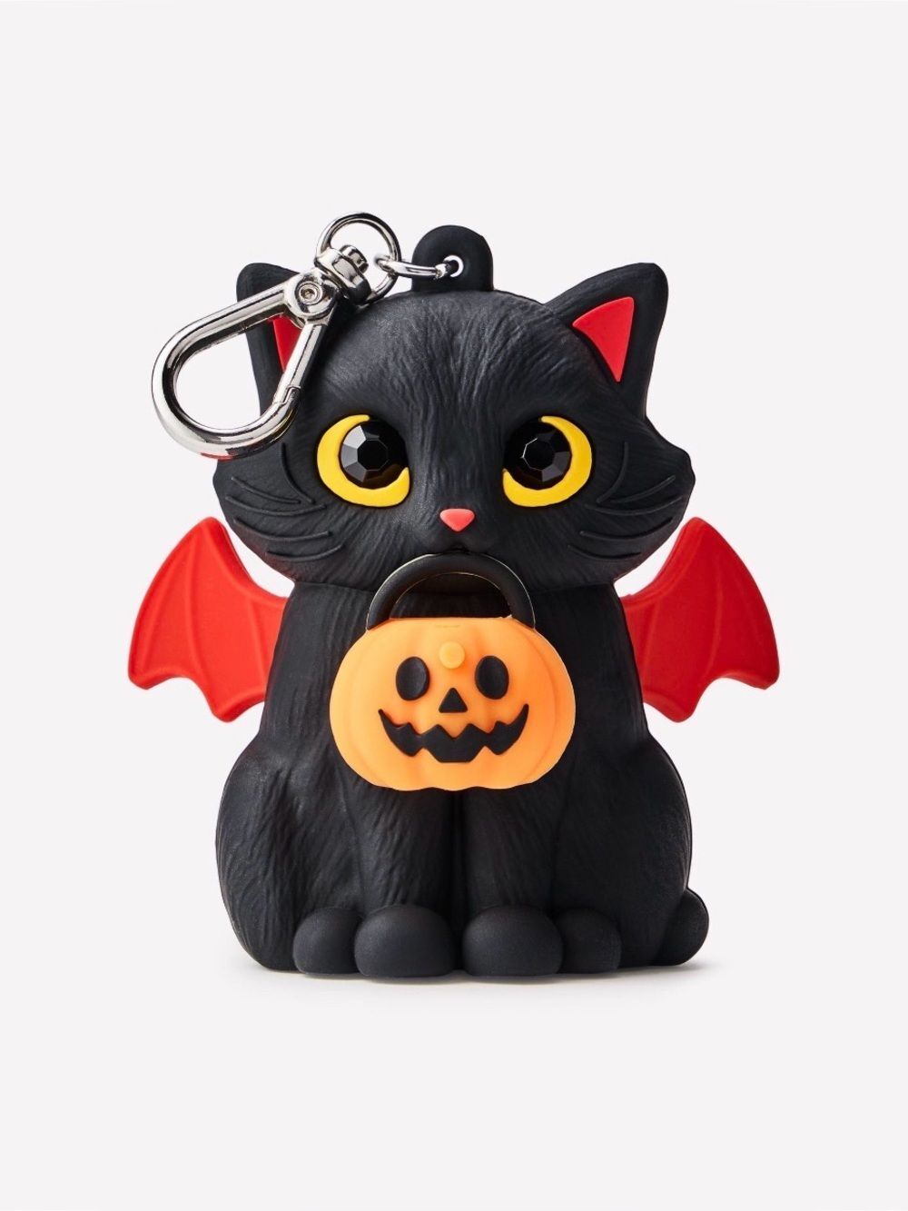 Bath & Body Works Halloween Light Up Spooky Kitty Black Cat PocketBac Holder NWT